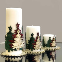 Christmas Tree Candle Set