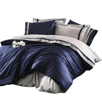 Mira Night Blue - Luxury Duvet Cover Set