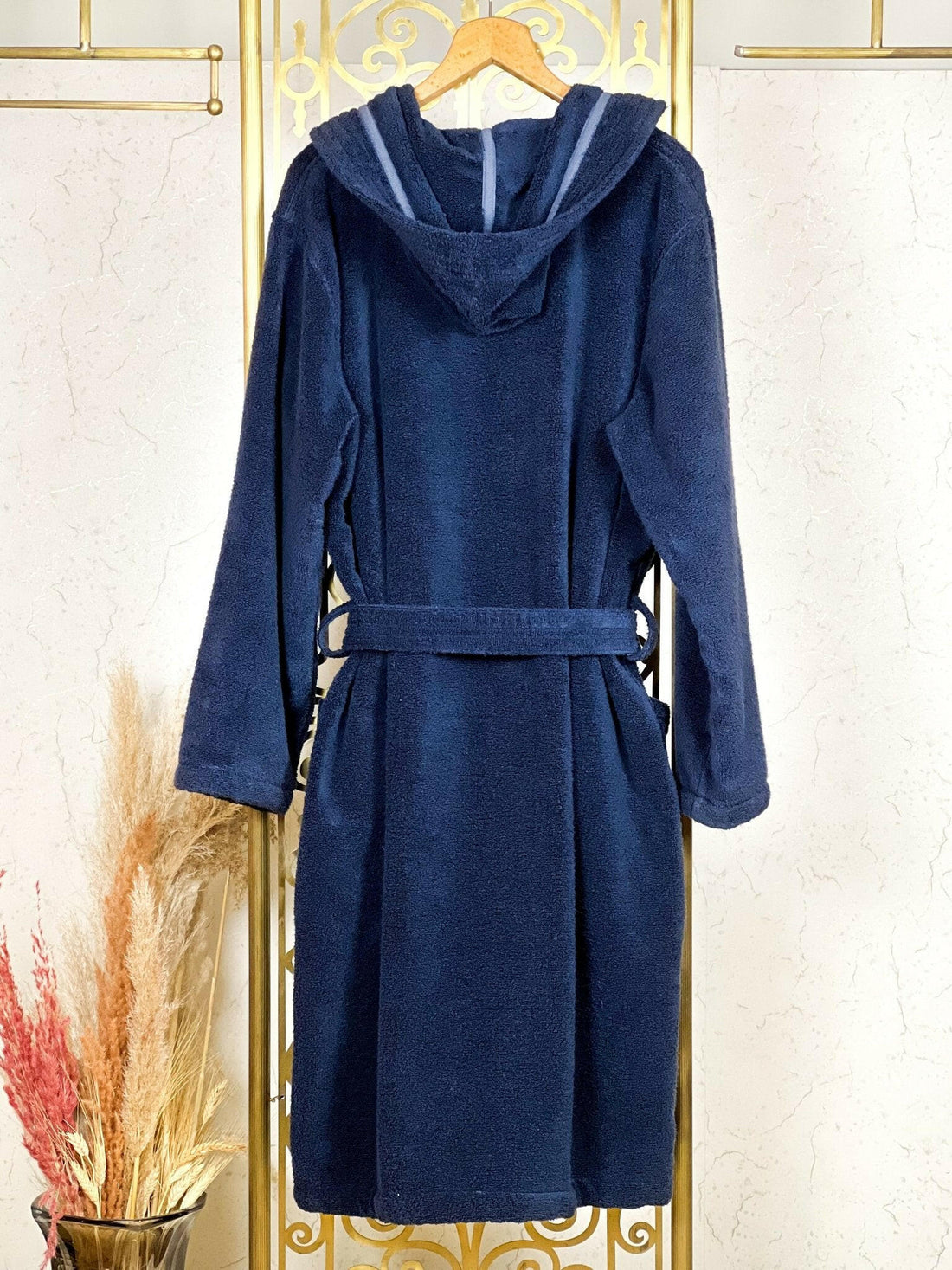 Akay Blue Bathrobe (His)