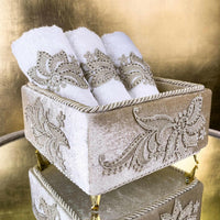 Ayla Gold Towel Box Set