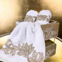 Ayla Gold Towel Box Set