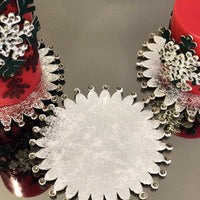 Christmas Snowflake Candle Set