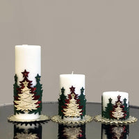 Christmas Tree Candle Set