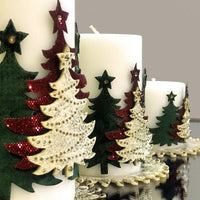 Christmas Tree Candle Set