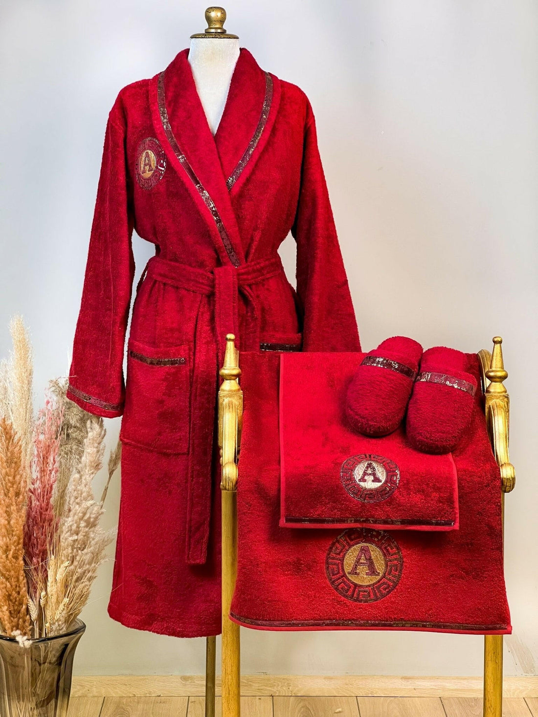 Custom Monogram Kaan Bathrobe (Her)