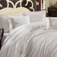Dantela Olivia - Embroidered Luxury Duvet Cover Set