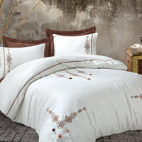 Dantela Tilbe - Embroidered Luxury Duvet Cover Set