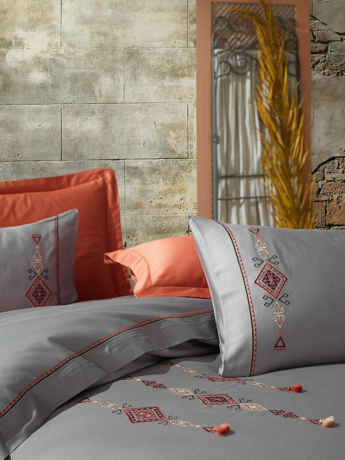 Dantela Tilbe - Embroidered Luxury Duvet Cover Set