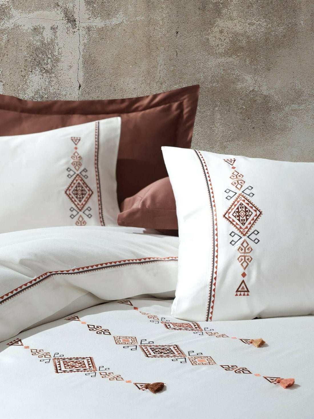 Dantela Tilbe - Embroidered Luxury Duvet Cover Set