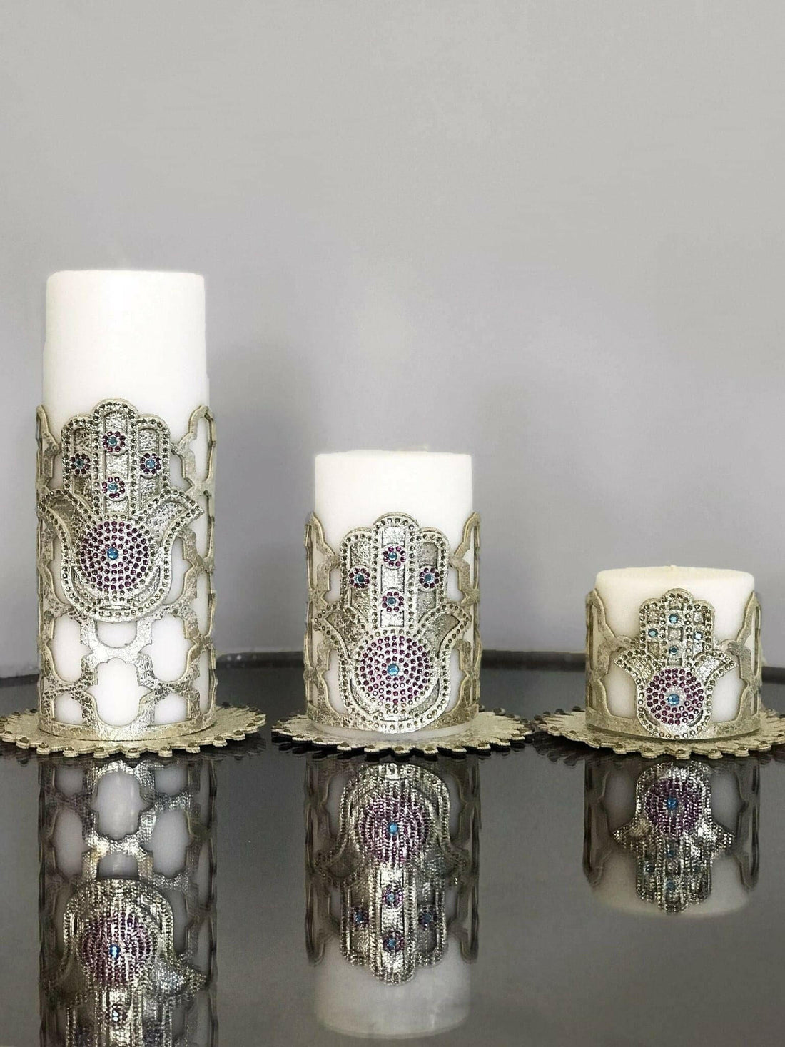 Hamsa Candle Set