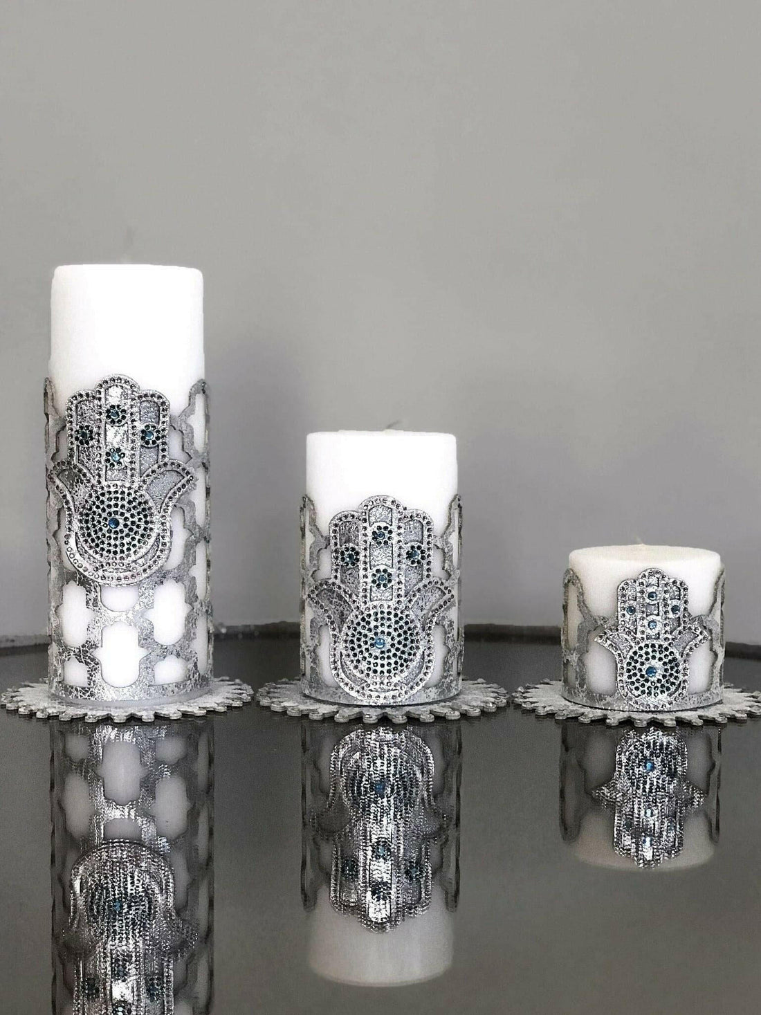 Hamsa Candle Set