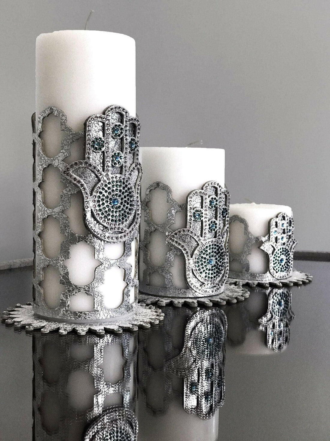 Hamsa Candle Set
