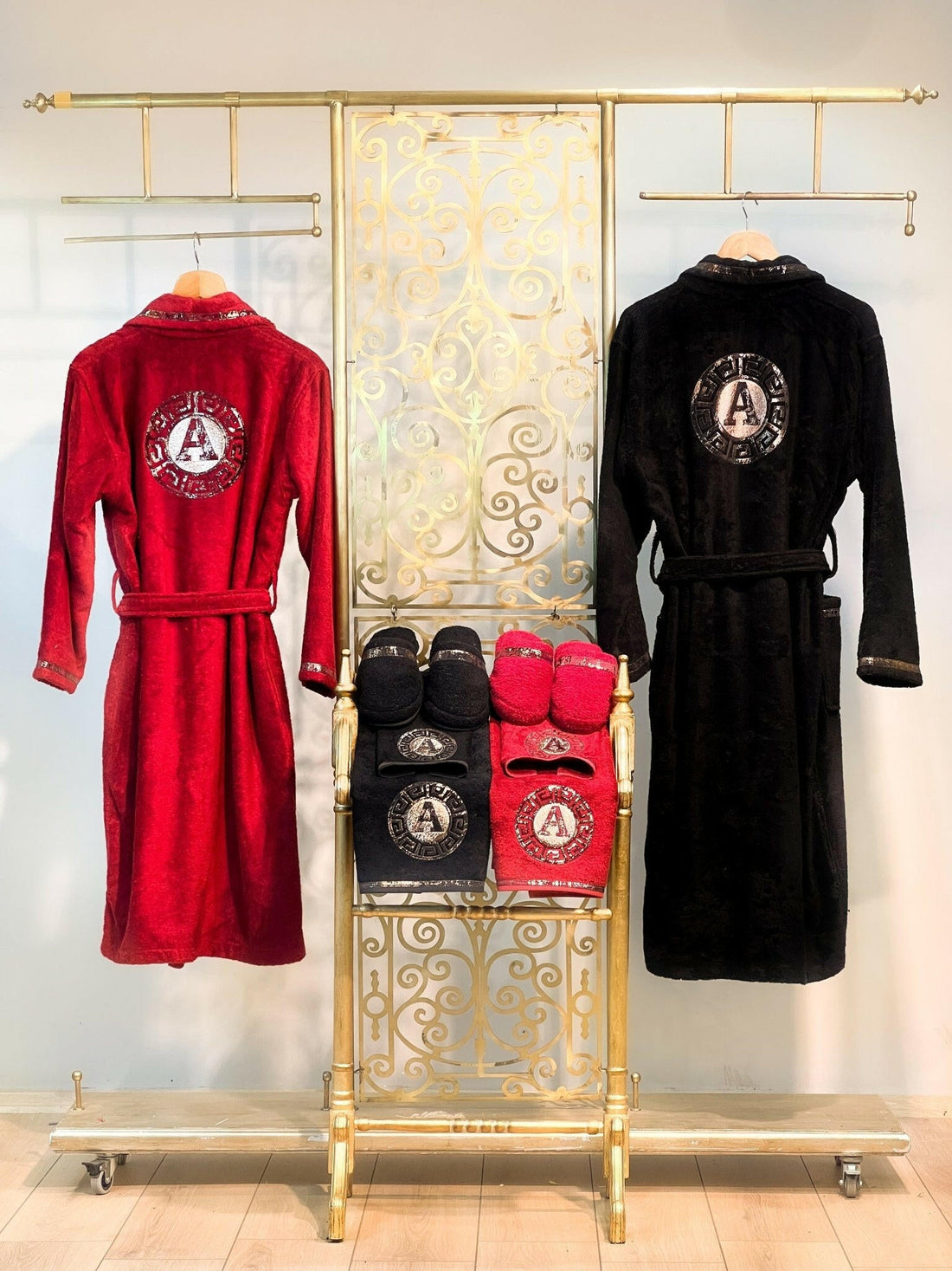 Custom Monogram Kaan Bathrobe Set (Her & His)
