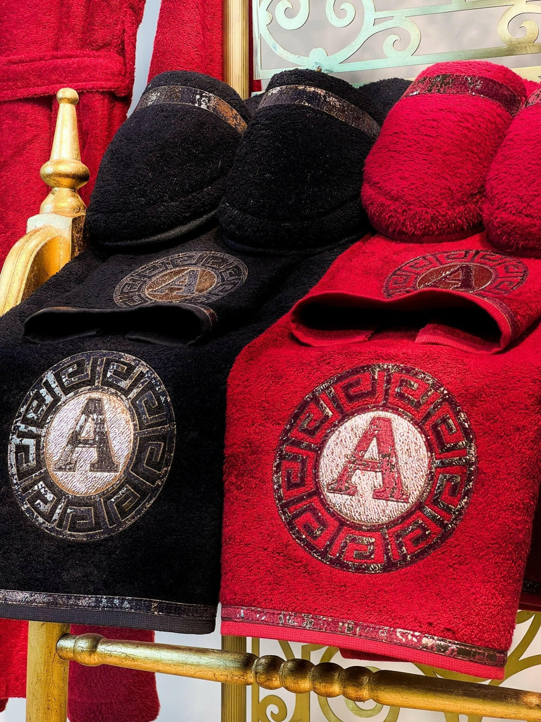 Custom Monogram Kaan Bathrobe Set (Her & His)