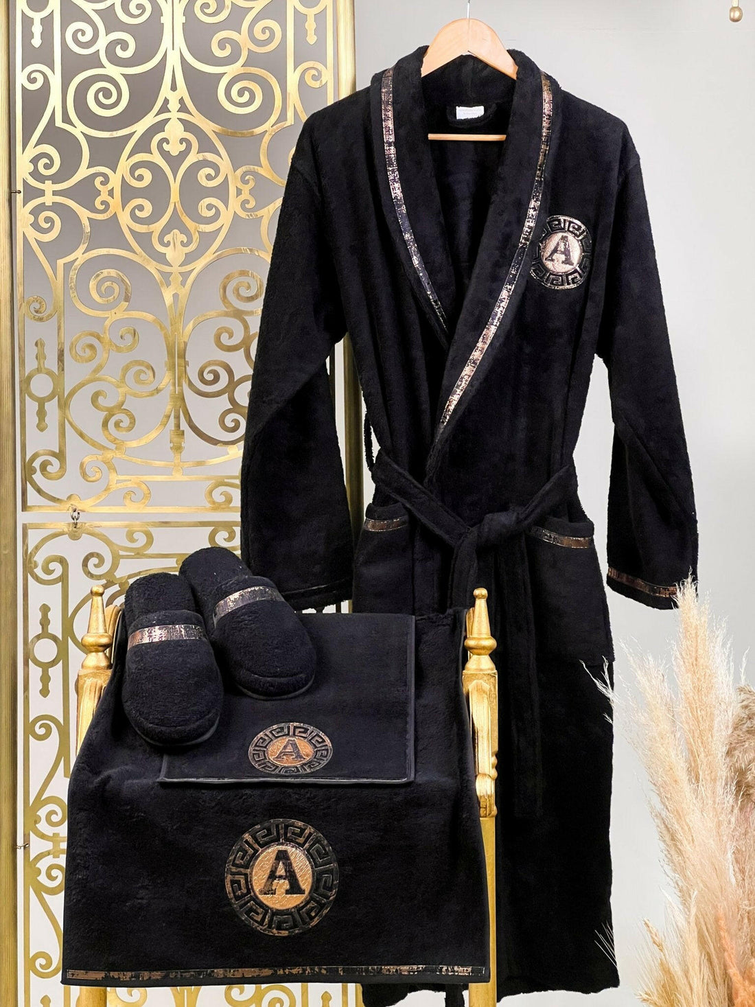 Custom Monogram Kaan Bathrobe Set (Her & His)