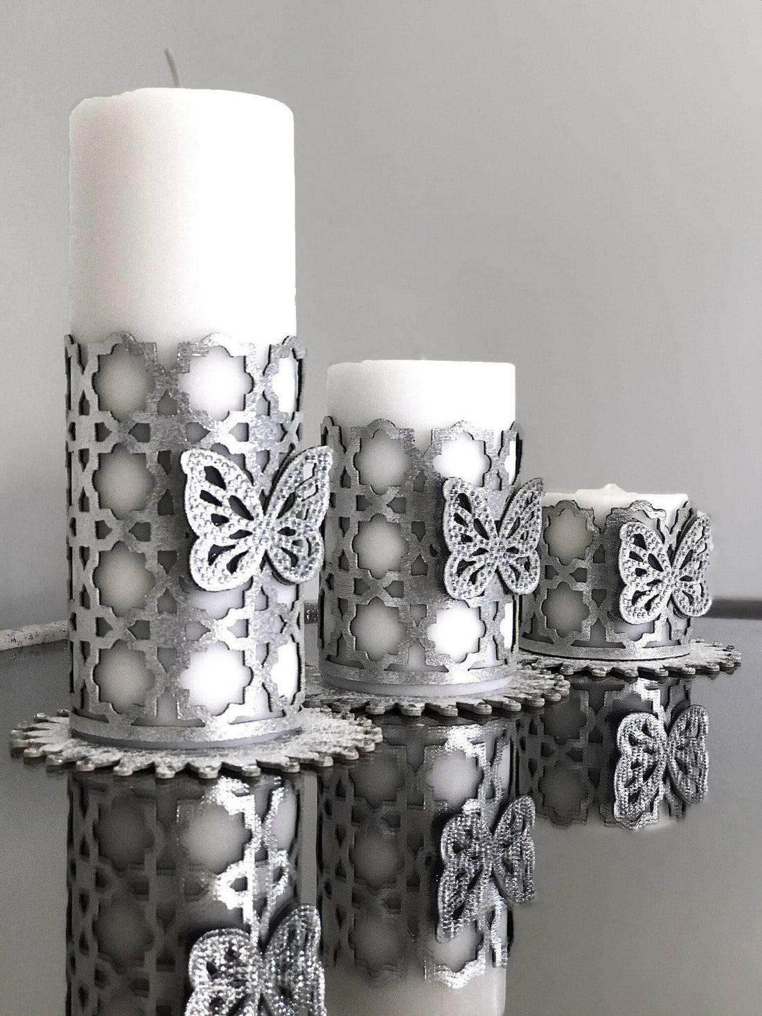 Kelebek Candle Set