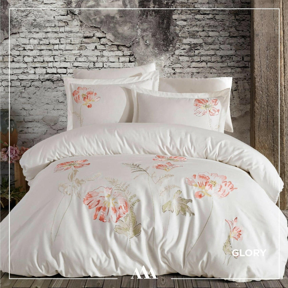 Maribor Glory - Embroidered Luxury Duvet Cover Set